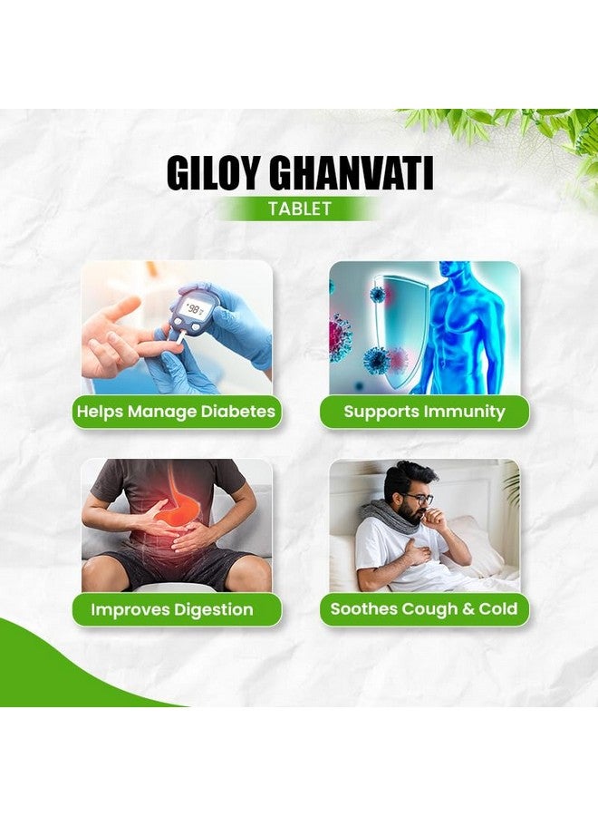 YTM Giloy Ghanvati | Immunity Booster & Fever Relief Tablets - Image 2