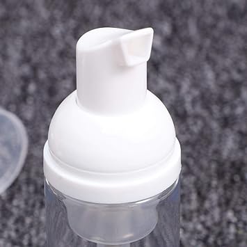 Healifty 12pc Plastic Foam Dispenser Bottle Refillable Empty Hand Soap Shampoo Bottle Cosmetic Container for Travel Vacation Camping 50ml White - Image 3