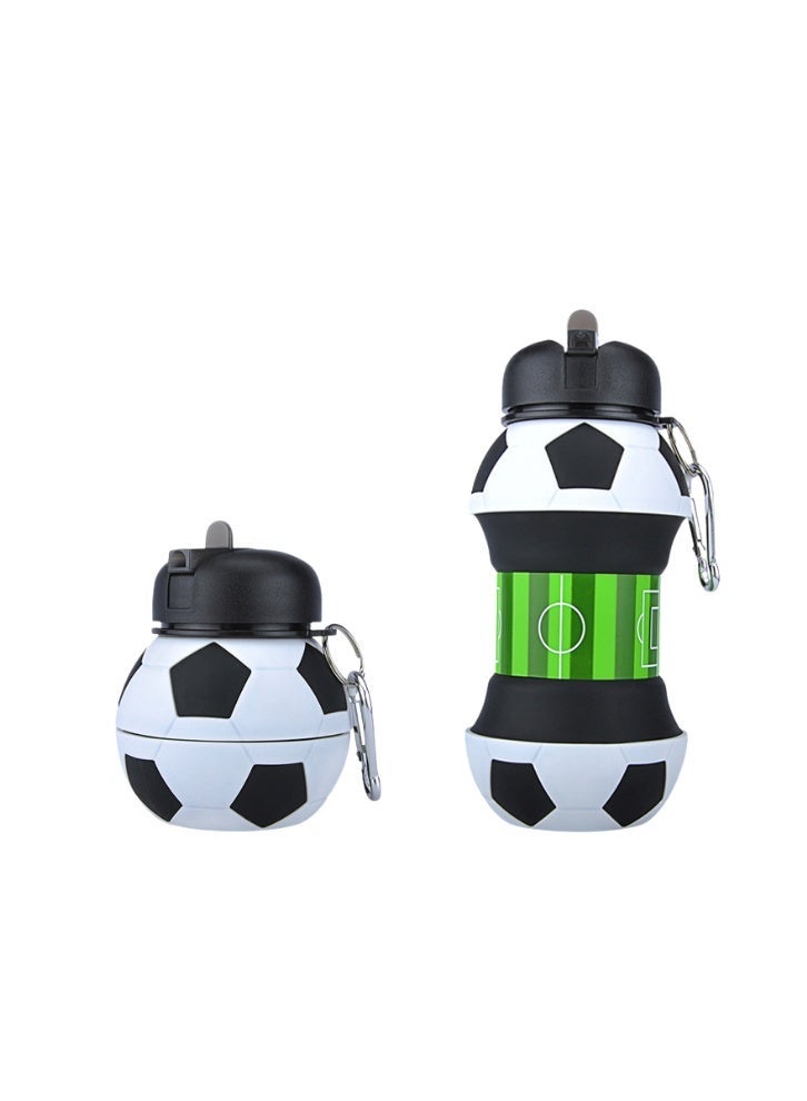 زجاجة مياه قابلة للطي متعددة الوظائف وحبل الهاتف المحمول للتسوق اليومي والرياضة في الهواء الطلق والسفر - Image 2