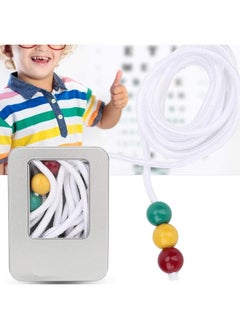 silvercnc 3 Beads Brock String Vision Therapy Sight Focusing Vision Convergence Training Tools for Kids Myopic Strabismus Correction  - Image 4