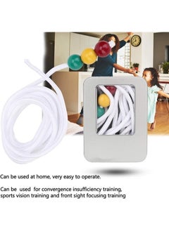 silvercnc 3 Beads Brock String Vision Therapy Sight Focusing Vision Convergence Training Tools for Kids Myopic Strabismus Correction  - Image 2
