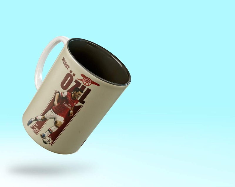 Tee Mafia Tee Mafia Mesut zil Classic All Mug with Print 11Oz Black Coffee Mug with Print Coffee TeaMugFootball Mug Arsenal mug153 - Image 2