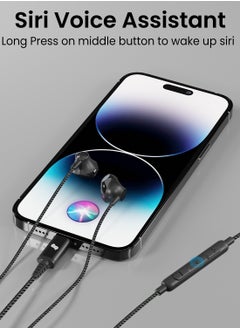 Remson [Apple MFi Certified] Remson Wired Stereo Earphones MFi Lightning Connector Headphones/Earphones/Earbuds Hi-Fi with In-Line Remote Compatible for iPhone 14 13 12 11 Pro Max iPhone XS Max - Black  - Image 4