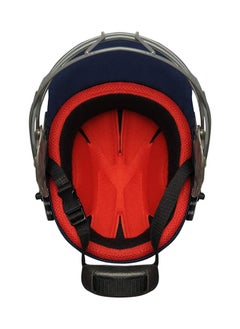 SS SS Slasher Cricket Helmet for Men & Boys – Large Size, Navy Blue – Lightweight with Mild Steel Grill, Impact Protection & EVA Padding  - Image 2