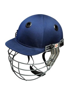 SS SS Slasher Cricket Helmet for Men & Boys – Large Size, Navy Blue – Lightweight with Mild Steel Grill, Impact Protection & EVA Padding  - Image 1