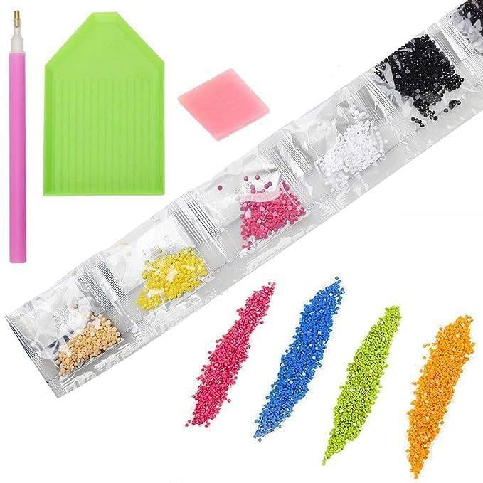 ASHAPURA CREATION مجموعة رسم الماس 5D حسب الرقم DIY حفر تطريز كريستال الراينستون مع الماس ضوء القمر من الحياة فنون الرسم لتزيين جدران المنزل هدايا الفنون والحرف - Image 2