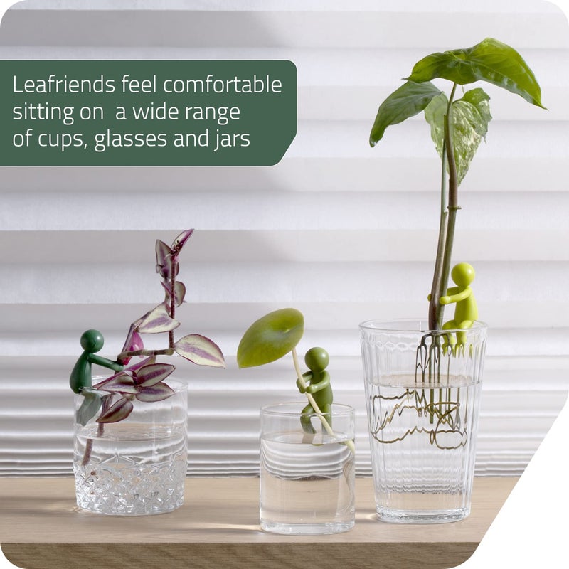 PELEG DESIGN Leafriend: Plant Propagation Buddy; Plant Support for Sprouts, Stems, Shoots, and Cuttings; 3 Cute Plant Supports for a Plant Propagation Station or an Indoor Garden; Plant Lover Gifts by Peleg Design - Image 4