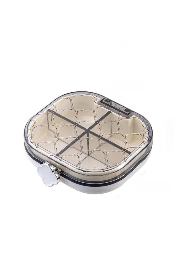 Portable 2 In 1 Pill Cutter & 4 Compartment Pill Box 2 Pack Combo Set - Image 3