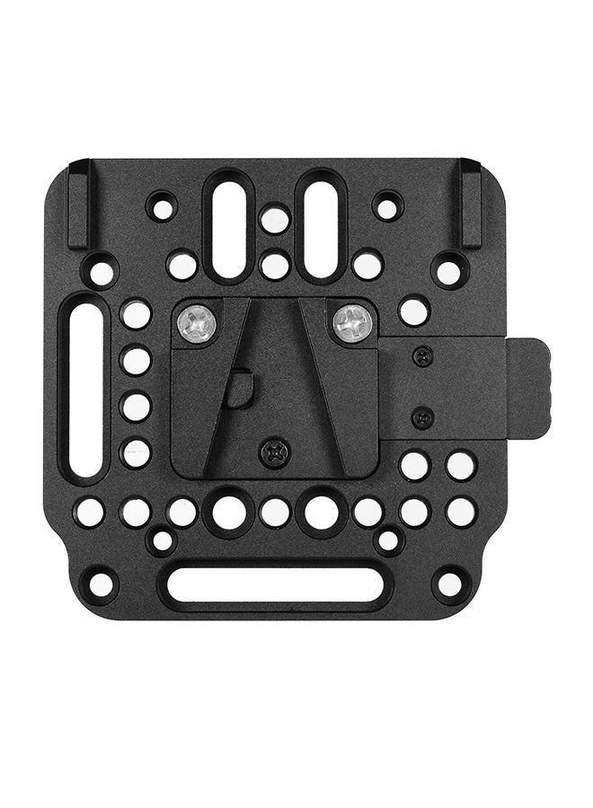 NIBEMINENT Aluminum Alloy V-Lock Quick Release Plate Black  - Image 1