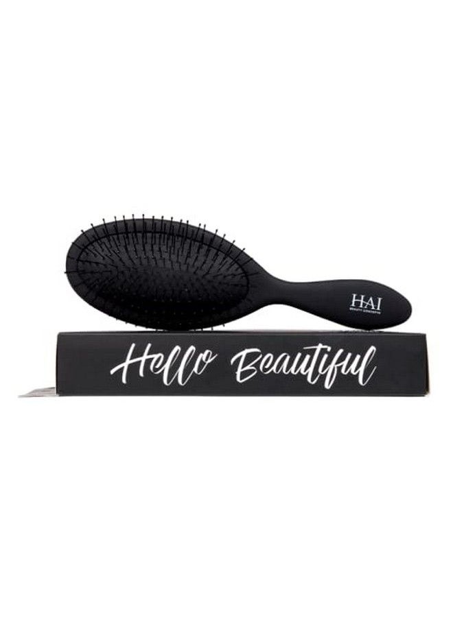 HAI Beauty Concepts - Hai Detangler Premium Smoothing Paddle Brush For Wet Or Dry Hair Midnight Black - Image 1