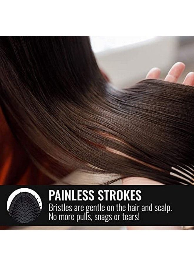 HAI Beauty Concepts - Hai Detangler Premium Smoothing Paddle Brush For Wet Or Dry Hair Midnight Black - Image 1