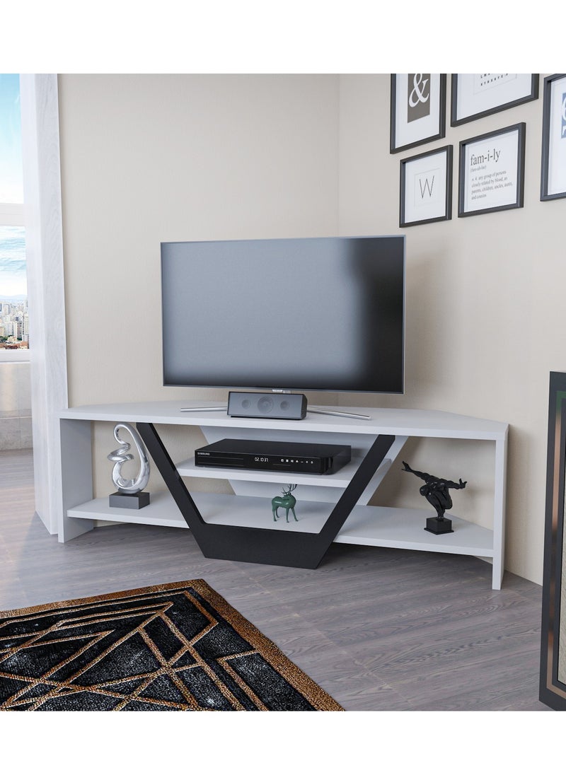 Decorotika Sares 120 cm Corner TV Unit for TVs up to 55"  - Image 3