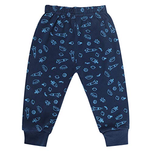 superminis Unisex Dark Colors Cotton Printed Pajama Set/Legging Bottom/Lowers For Toddlers/Kids, Multicolor (9-12 Months, Pack Of 6) Regular - Image 5