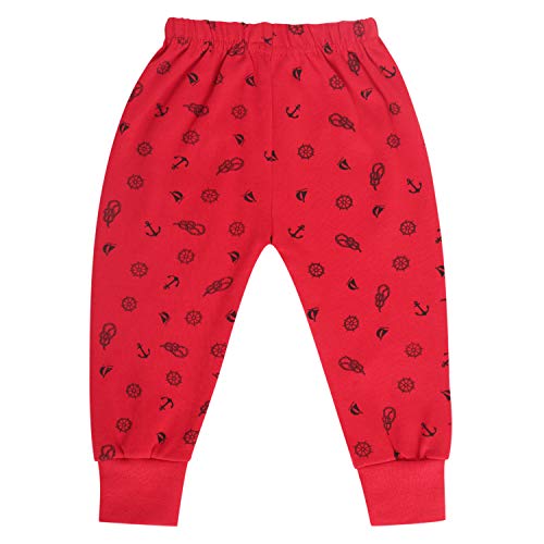 superminis Unisex Dark Colors Cotton Printed Pajama Set/Legging Bottom/Lowers For Toddlers/Kids, Multicolor (9-12 Months, Pack Of 6) Regular - Image 3