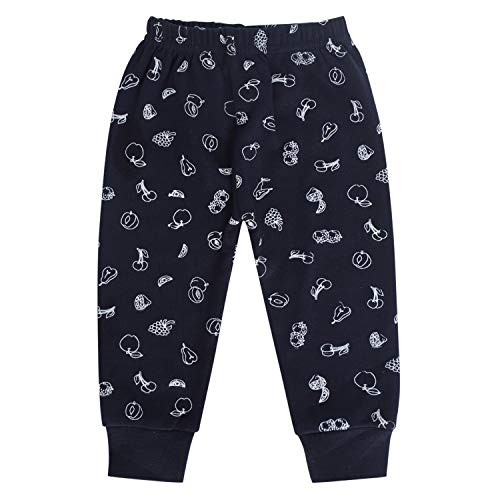superminis Unisex Dark Colors Cotton Printed Pajama Set/Legging Bottom/Lowers For Toddlers/Kids, Multicolor (9-12 Months, Pack Of 6) Regular - Image 2