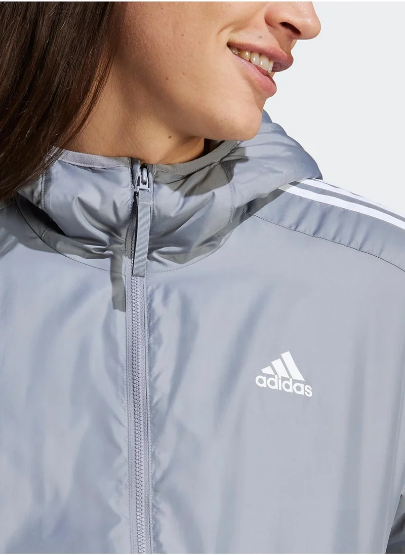 Adidas Essentail 3 Stripe Insulated Jacket