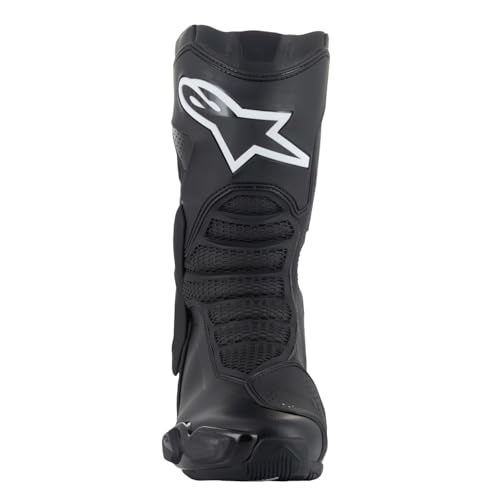 Alpinestars SMX-6 V3 Motorcycle Boots, High-Speed Protection & Comfort - CE Certified, Replaceable Toe Sliders, Enhanced Ankle Protection, Breathable & Lightweight Design - 43, Black - Image 4
