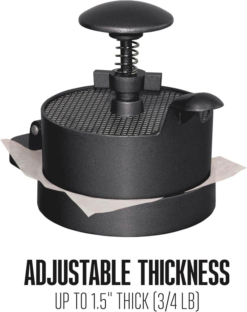 Weston Burger Express Hamburger Press with Patty Ejector - Makes 4 1/2" Patties, Adjustable Weight from 1/4Lb to 3/4Lb - Image 5