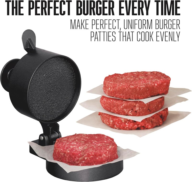 Weston Burger Express Hamburger Press with Patty Ejector - Makes 4 1/2" Patties, Adjustable Weight from 1/4Lb to 3/4Lb - Image 2