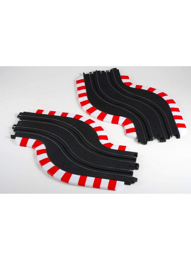مسار سباق Afx/Racemasters Slot Track Chicane L&R Afx70617 Ho Slot Racing Track