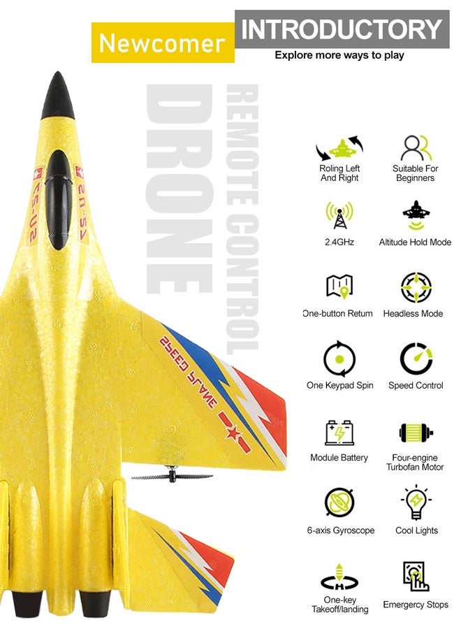 الجملة التحكم عن بعد طائرة رغوة الأرض والجوية نموذج طائرة برمائية مقاتلة ثابتة الجناح طائرة شراعية مضادة للسقوط التحكم عن بعد - Image 2