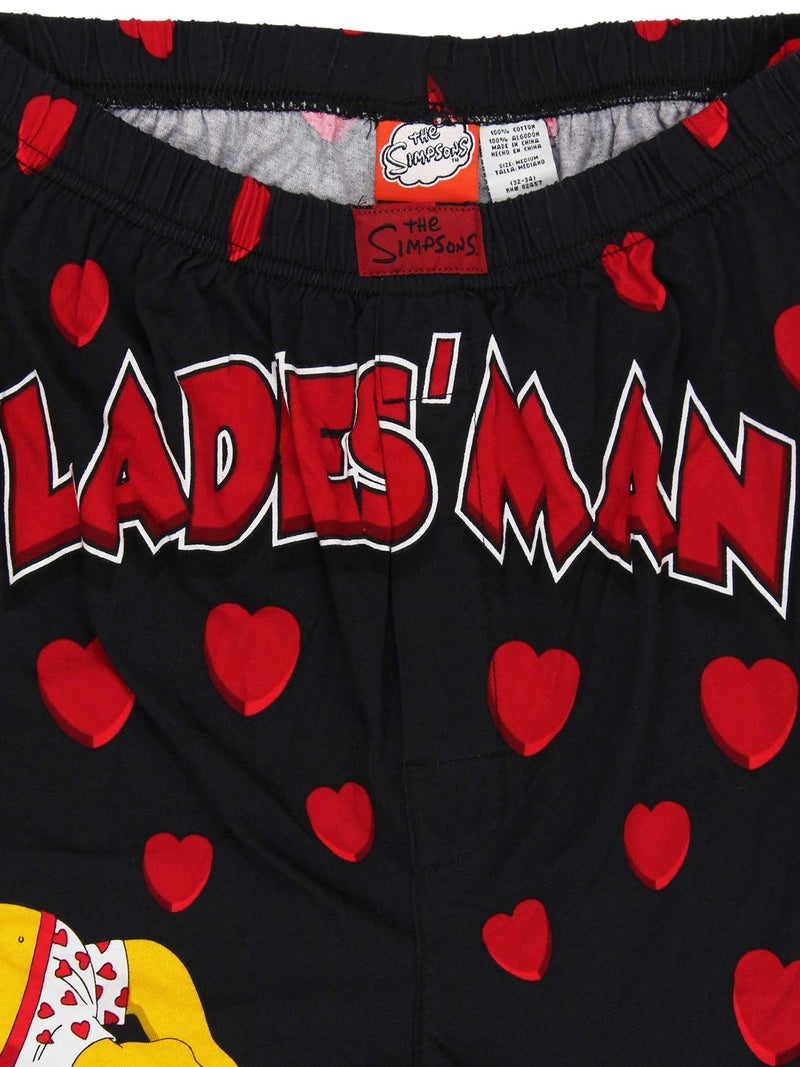 The Simpsons Homer Ladies Man Men's Briefly Stated Boxer Shorts Underwear (XX-Large, Black) - Image 4