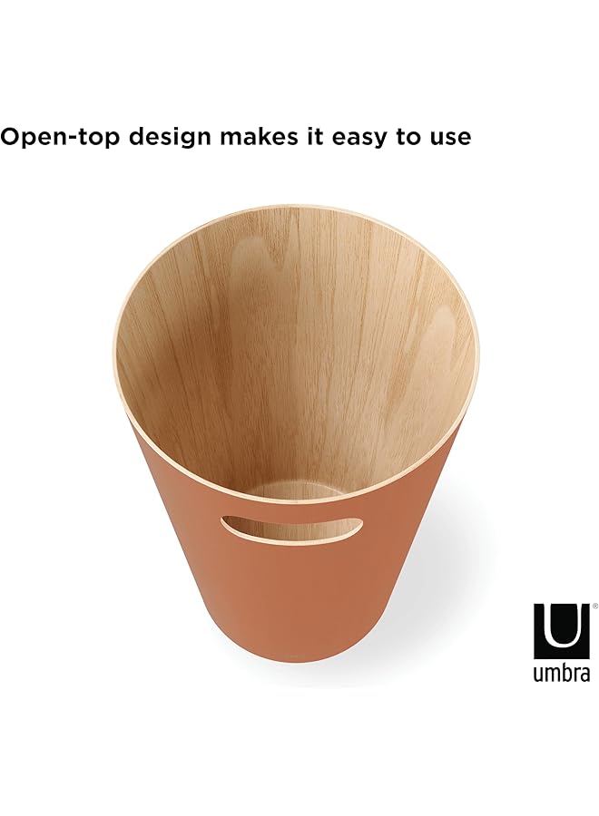 إيروريكس سلة المهملات الخشبية الحديثة من Woodrow بسعة 2 جالون أو سلة المهملات أو سلة إعادة التدوير للمنزل أو المكتب Sierra - Image 5