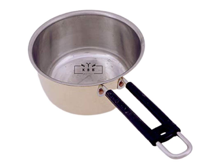 KBB Brass Platinum Sauce PANTea PAN Inner Kalai with Steel Handle with BACKLERET Pipe 1 NO - Image 4