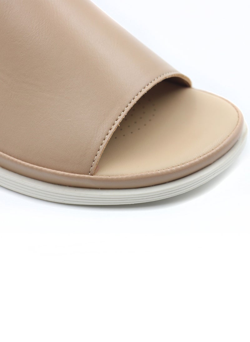 Mon Ami صندل فلات مونامي للنساء والفتيات | أحذية نسائية مفتوحة من الأمام، كاجوال وناعمة من الأسفل للفتيات والسيدات | صندل مريح أنيق للفتيات خفيف الوزن - Image 3