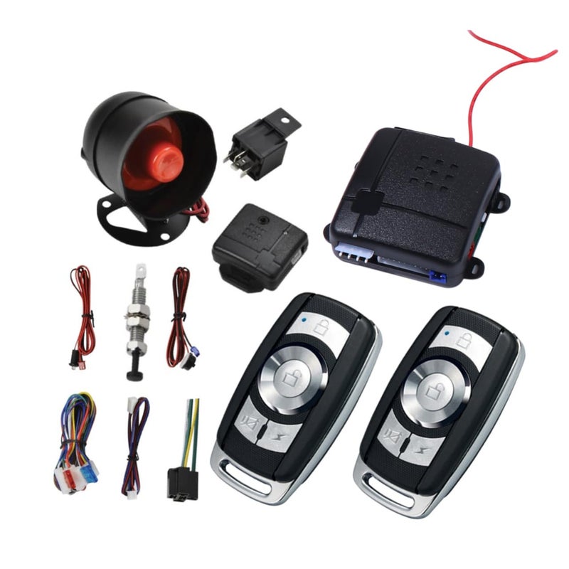 1Set Car Security System With Instant Arm LED Flashing And Door Locks Window Close Starter Disable Anti Theft - Image 2