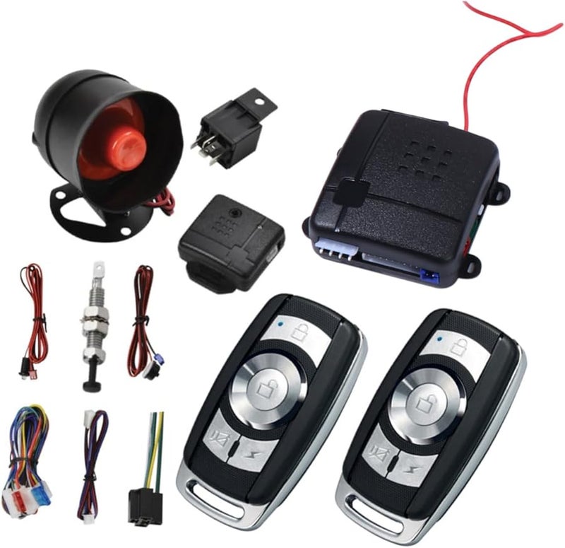 1Set Car Security System With Instant Arm LED Flashing And Door Locks Window Close Starter Disable Anti Theft - Image 1