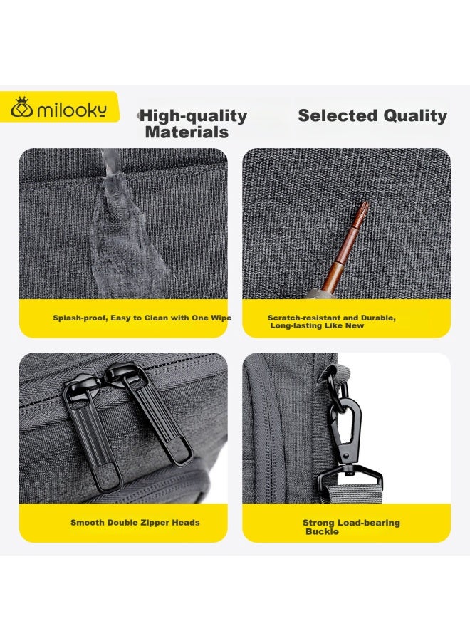 Milooky Laptop Backpack Suitable For Huawei, Apple, Lenovo Computers, 15.6/16 Inch Large Capacity Shoulder Bag - Image 4
