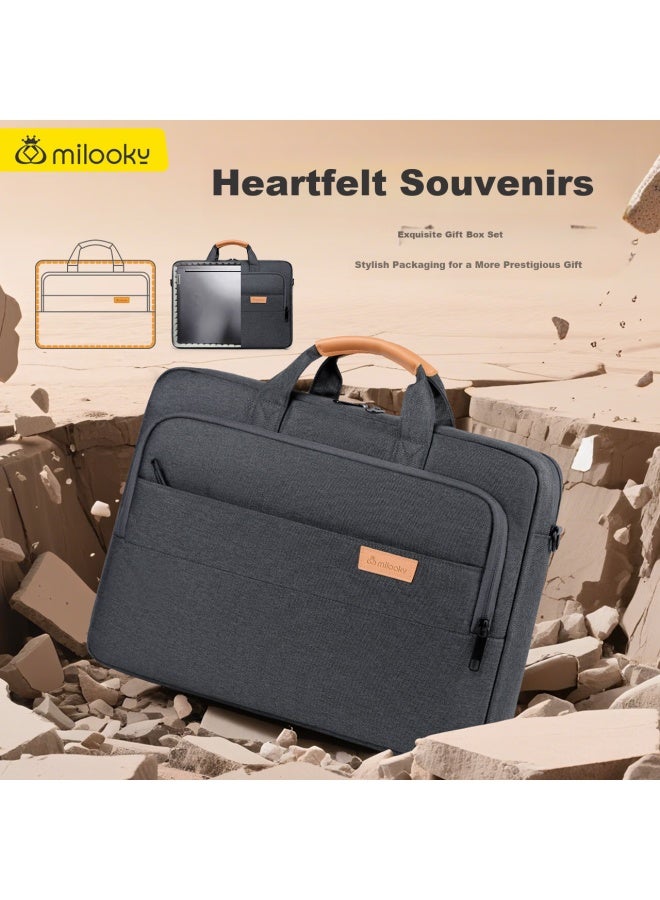 Milooky Laptop Backpack Suitable For Huawei, Apple, Lenovo Computers, 15.6/16 Inch Large Capacity Shoulder Bag - Image 2