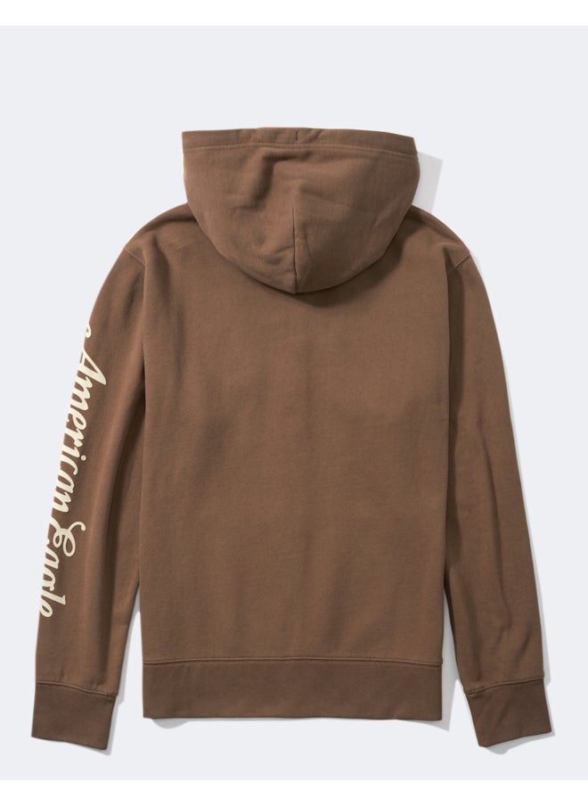 American Eagle - AE Graphic Zip-Up Hoodie - Image 1
