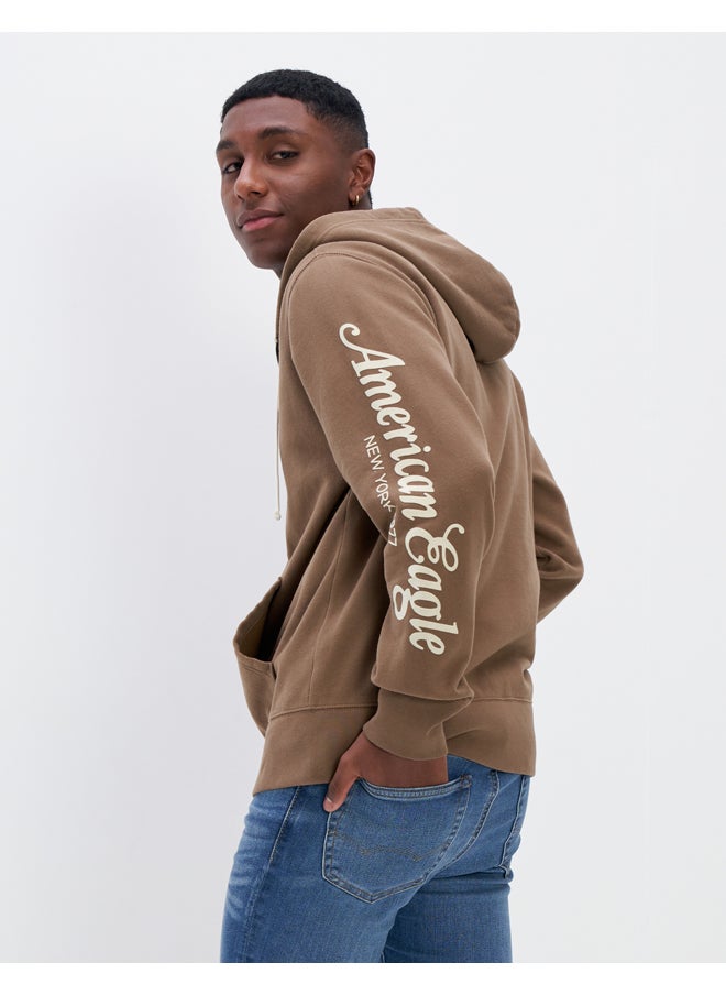 American Eagle - AE Graphic Zip-Up Hoodie - Image 1