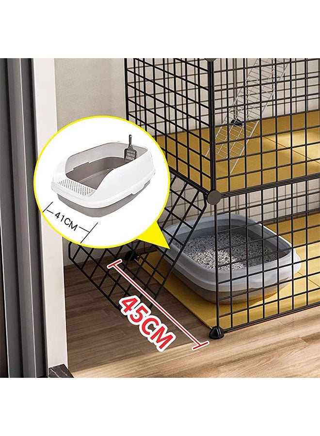 Small Animal Cage Cat Shelf Outdoor Cat Fence Rabbit Fence Small Pet Fence - Image 4