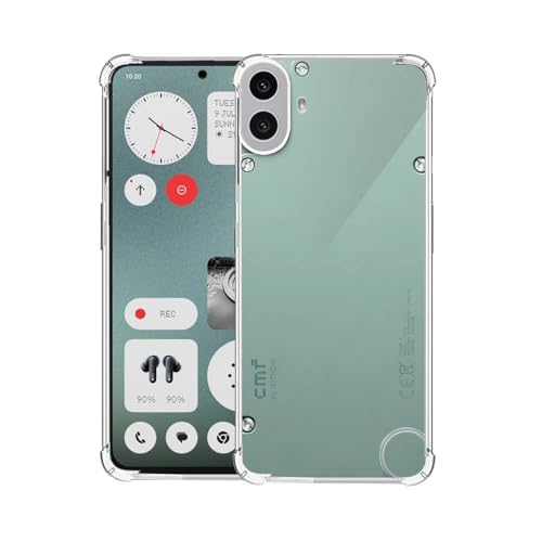 7-Seven 7SEVEN® Back Cover for CMF by Nothing Phone 1 Transparent Mobile Back Case Shock Proof Design Camera Edges Protection Crystal Clear Phone Case Silicon Soft TPU and Flexible Bumper Phone Cover - Image 1