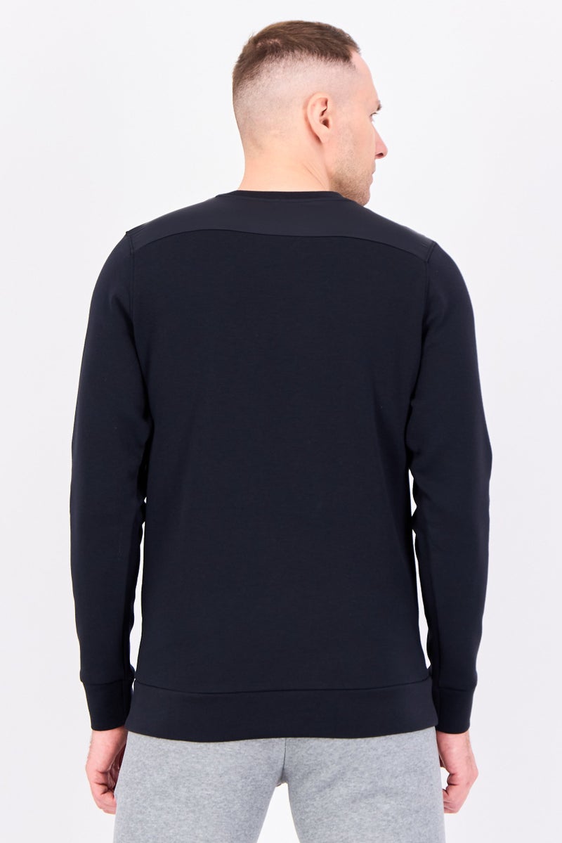UNDER ARMOUR Men Loose Fit Long Sleeve Outdoor Sweatshirt, Black - Image 2