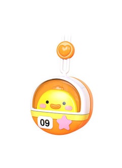 Thoraya Portable Neck Fan Cute Silent Operation Leafless Mini Neck Hanging Fan for Outdoor Travel Cute Duck  - Image 3