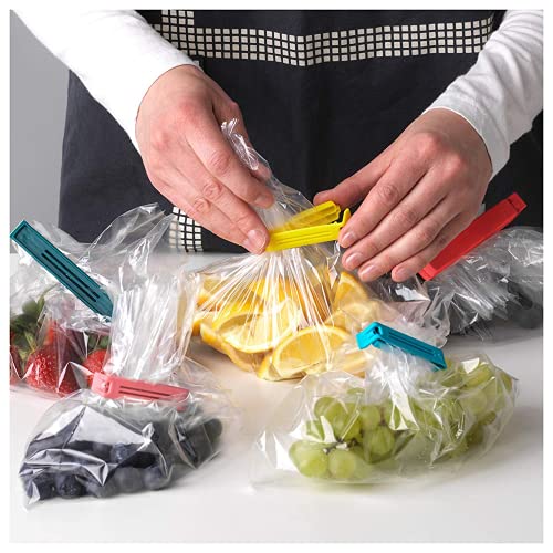 IONIX 18 Pcs-3 Different Size Plastic Food Snack Bag Pouch Clip Sealer Large, Medium, Small Plastic Snack Seal Sealing Bag Clips Vacuum Sealer, for Packet Sealing, Air Tight Clips for Packets - Image 5