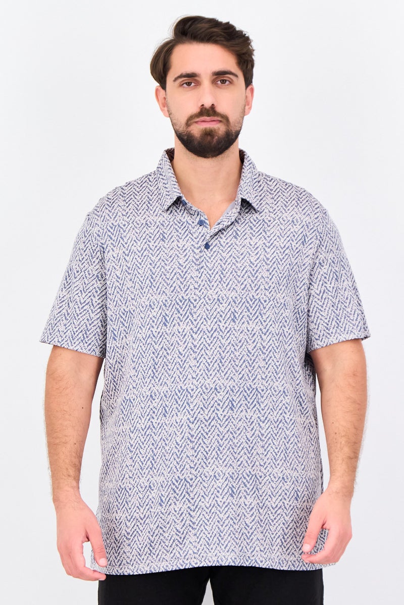 Adidas Men Sportswear Fit Short Sleeve Training Polo Shirt, Multicolor - Image 1