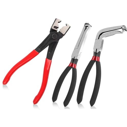 TAIPOXUN 3 Pack Electrical Disconnect Pliers Pro SetElectrical Connector Fuel Line Clip Remover Tools Professional Kit for Cars Automotive Electrical Tools Hose Disconnect ToolsTrucks Repair Disconnector - Image 1