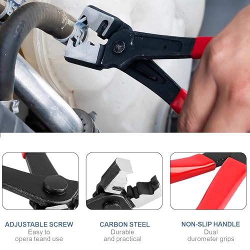 TAIPOXUN 3 Pack Electrical Disconnect Pliers Pro SetElectrical Connector Fuel Line Clip Remover Tools Professional Kit for Cars Automotive Electrical Tools Hose Disconnect ToolsTrucks Repair Disconnector - Image 3