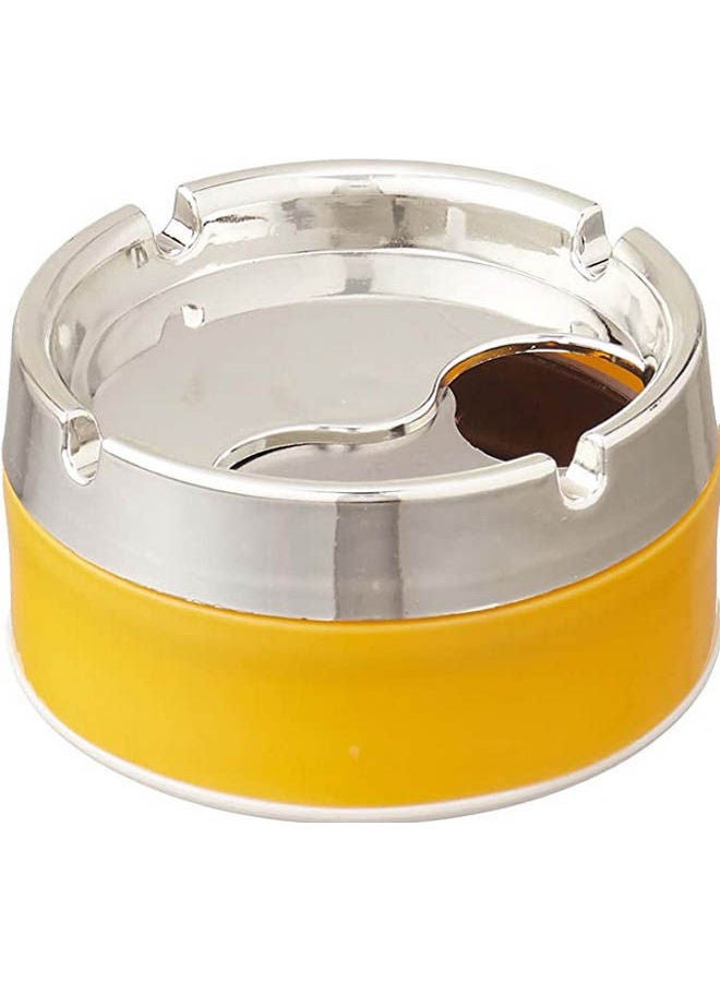 NIBEMINENT Qasem Ashtray With Lid Yellow 9cm - Image 1