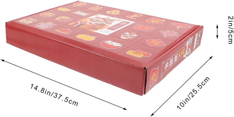 klarako Christmas Advent Calendar Box to Fill, 24 Empty Christmas Advent Countdown Gift Box Diy Surprise Boxes Goody Treat Boxes Raffle Box Diy Lottery for Xmas Party - Image 4