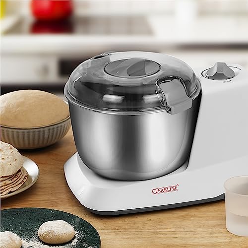Clearline Automatic Electric Atta Kneader Dough Maker with Stainless Steel, Smart Atta Kneader Mixer and Dough Kneader Machine, Dough Mixer Machine with 650 Watts Power - Image 2