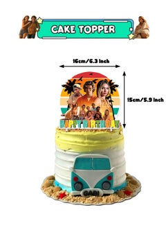General Outer BanksParty Decorations,Decorations for  Outer BanksBirthday Party Supplies, Outer BanksParty Supplies Includes Banner, Cake Toppers, Balloon for Outer BanksTheme Party Decorations  - Image 2