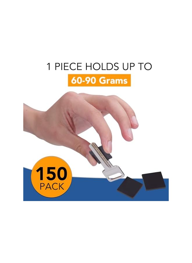 PROMASS Adhesive Magnetic Squares, Flexible Sticky Magnetic Tape（Each 20x20x2mm）, Magnetic on one Side and Adhesive on The Other, Flexible Magnet Sheets with Adhesive for Crafts, Photos and Die Storage - Image 4