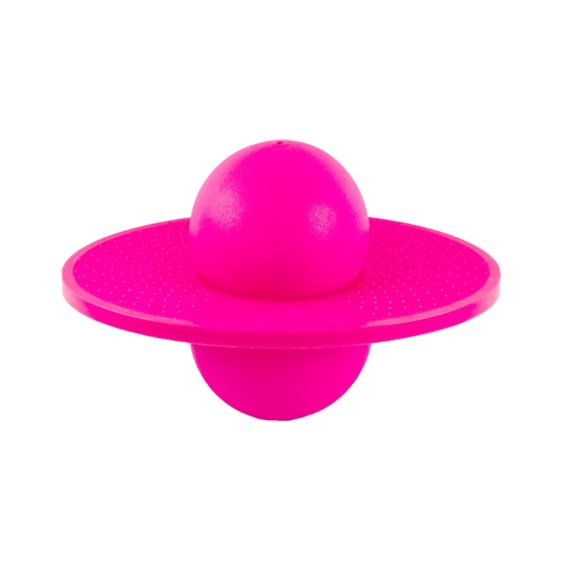 Anti-Burst Inflatable Hop Ball with Foot Clip for Kids Fitness, Multicolor - Image 4