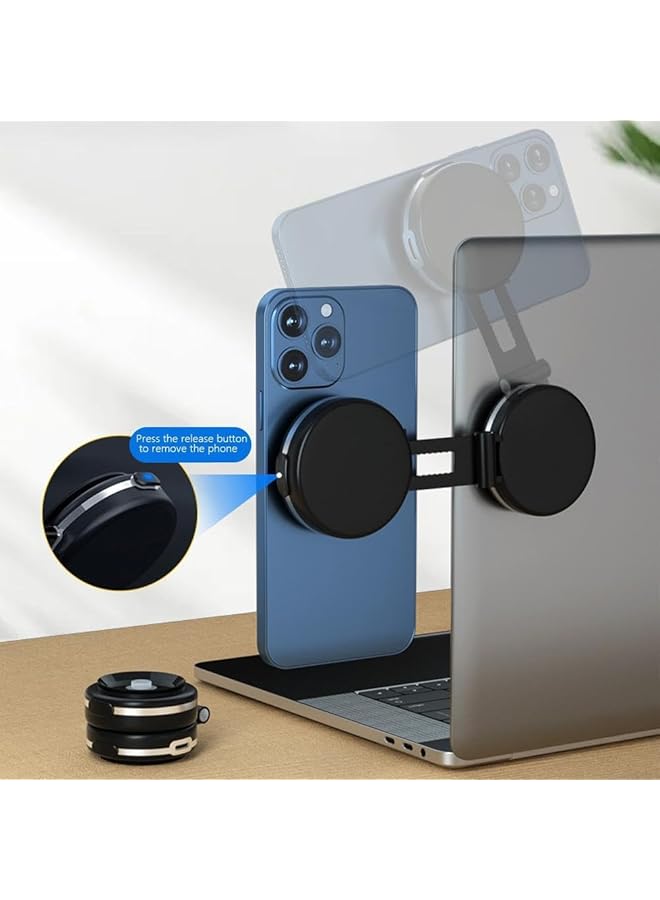 KASTWAVE Magnetic Suction Phone Mount, Double-Sided Phone Holder, Universal Innovative 360°3D Rotation Extra Strength Holder, Cradle Fit For Iphone Android And All Smartphones - Image 4